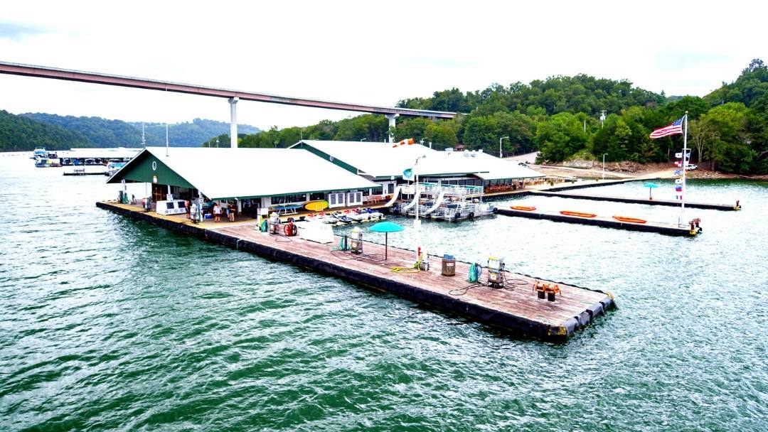 aerial photo ships store