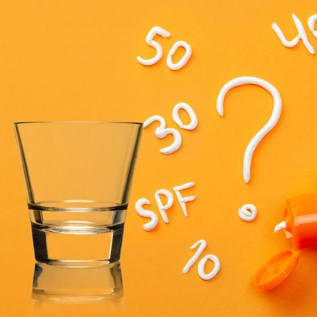 graphic of spf levels of sunscreen